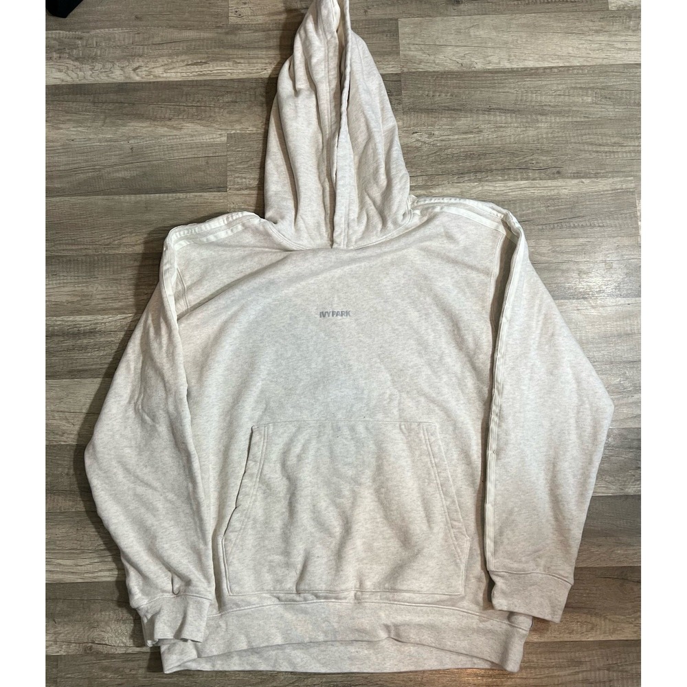 Adidas Ivy Park Hoodie Sweatshirt‎ Adult XL Pink Beyoncé Oversized Beige/Cream